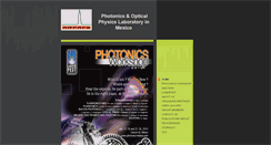 Desktop Screenshot of photonics-mexico.com